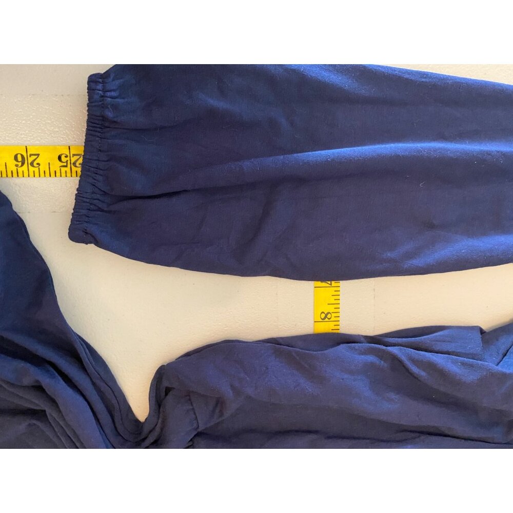 Navy Blue Qacohu Dress Tiered Long Sleeve XL - Picture 12 of 12